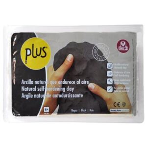 Arcilla natural PLUS Negro 1kg Envase Clásico